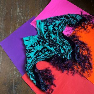 Vintage silk coverup